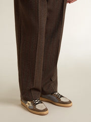 Men's Ball Star in nubuck and suede with gold metallic star