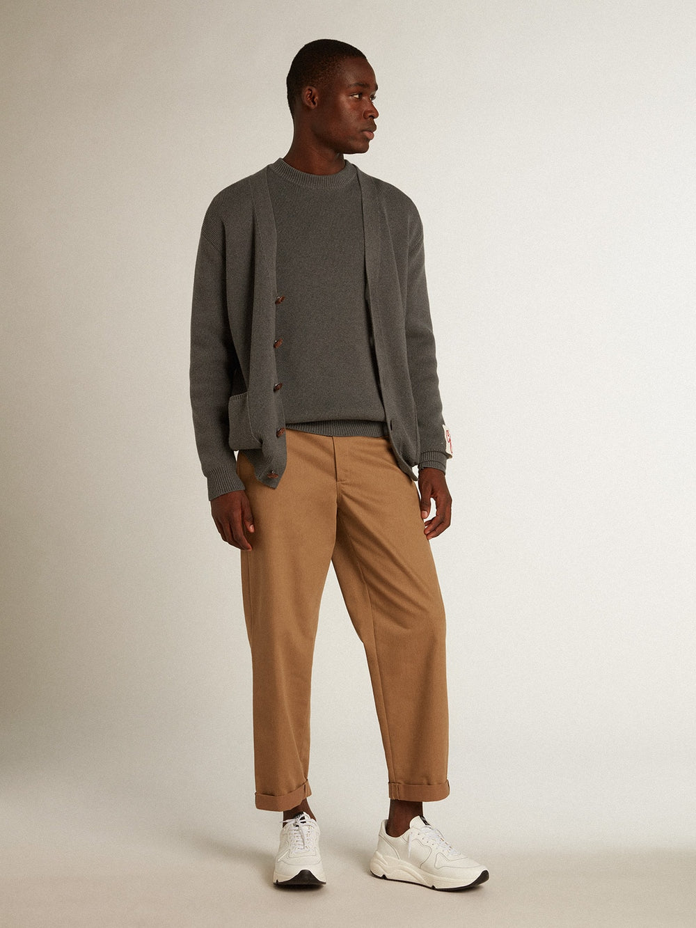 Men’s bio-based Running Sole with white star and heel tab