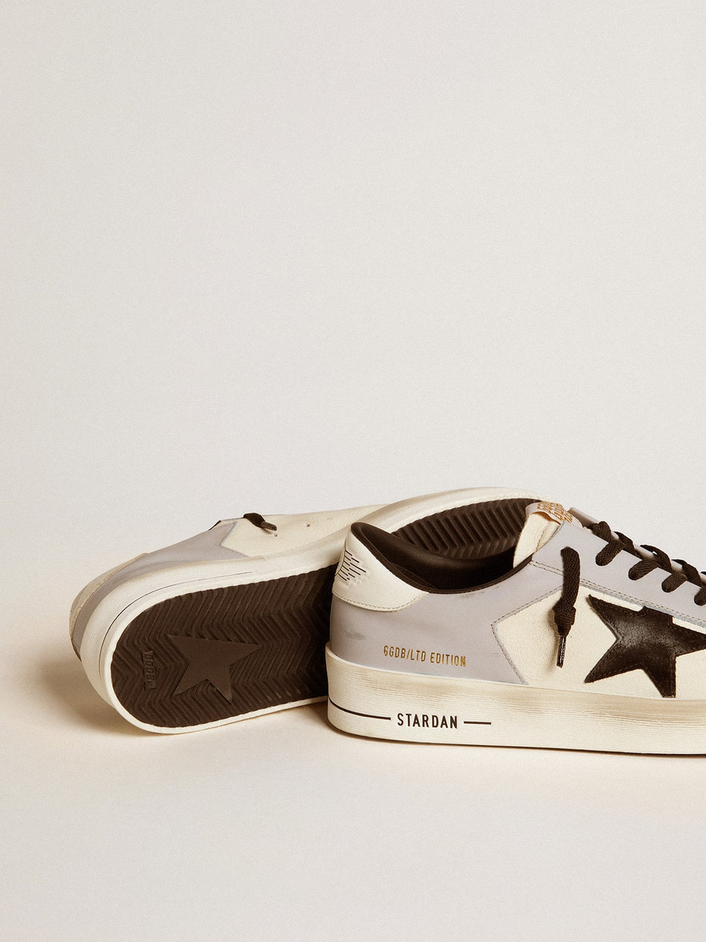 Men’s Stardan LTD in nappa and leather with suede star and leather heel tab