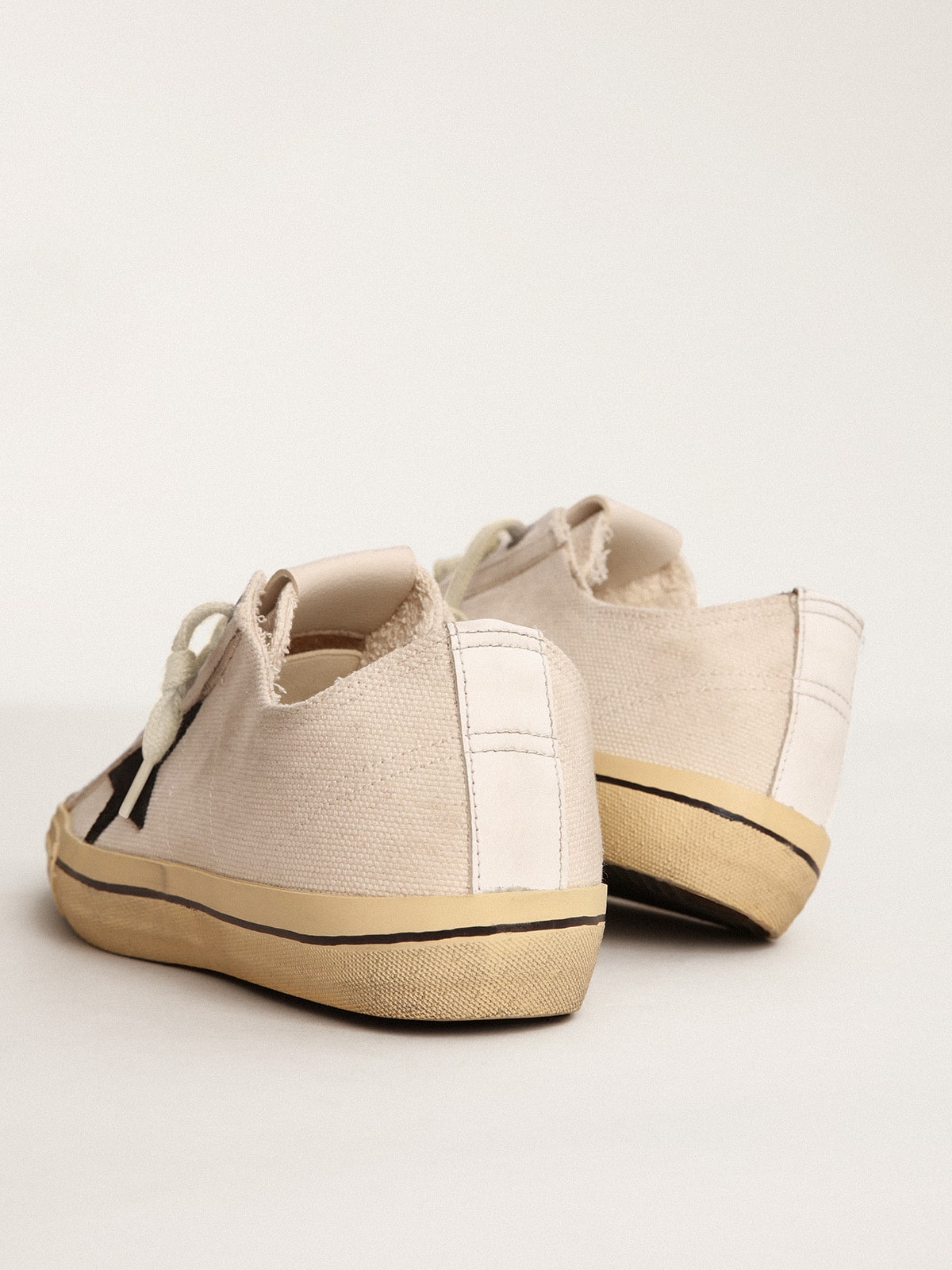 Men's V-Star with black suede star and embroidered lettering