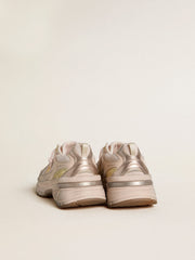 Men’s Lightstar with pink leather and mesh upper and pink star