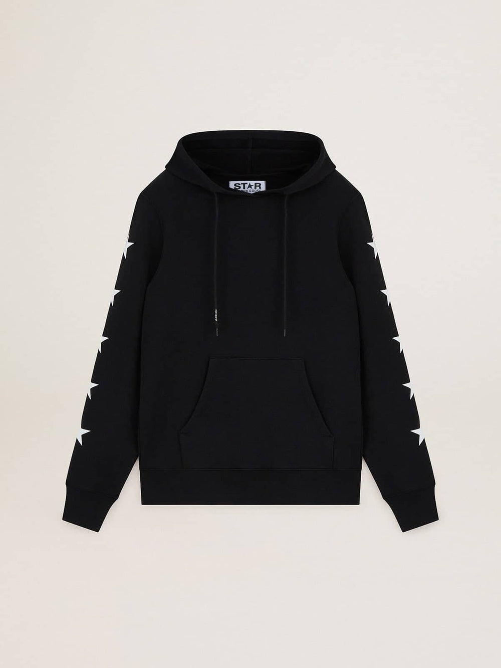 Black Alighiero Star Collection sweatshirt with contrasting white stars