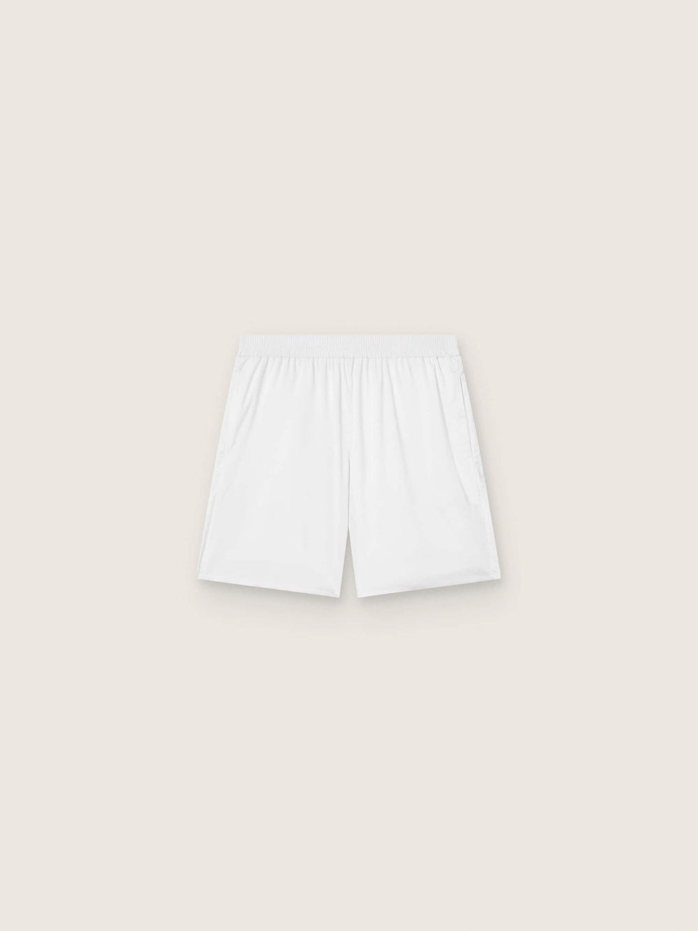 Men's white sports shorts