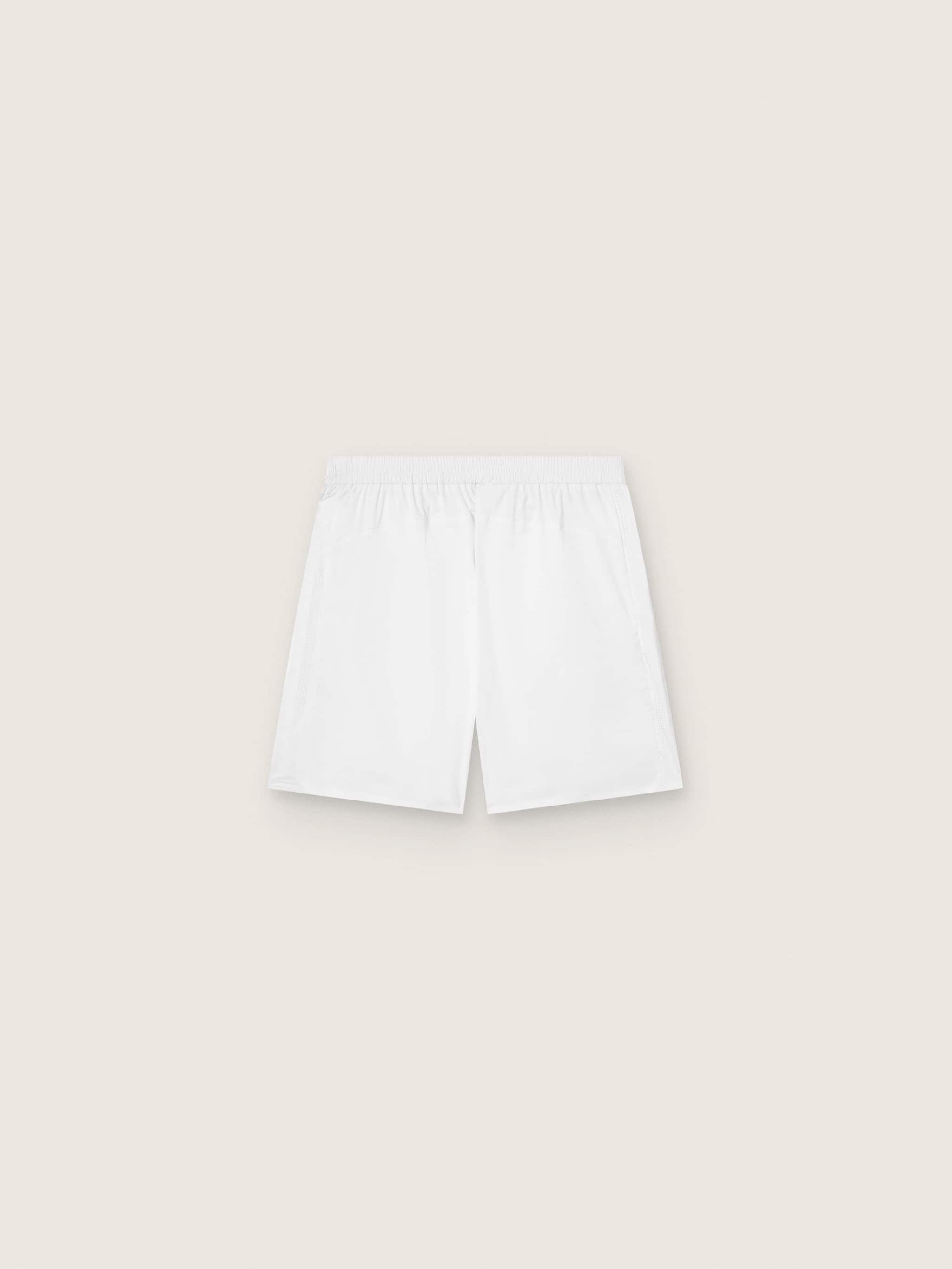 Men's white sports shorts