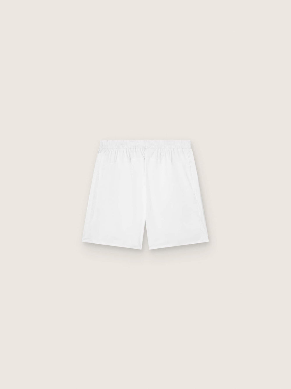 Men's white sports shorts