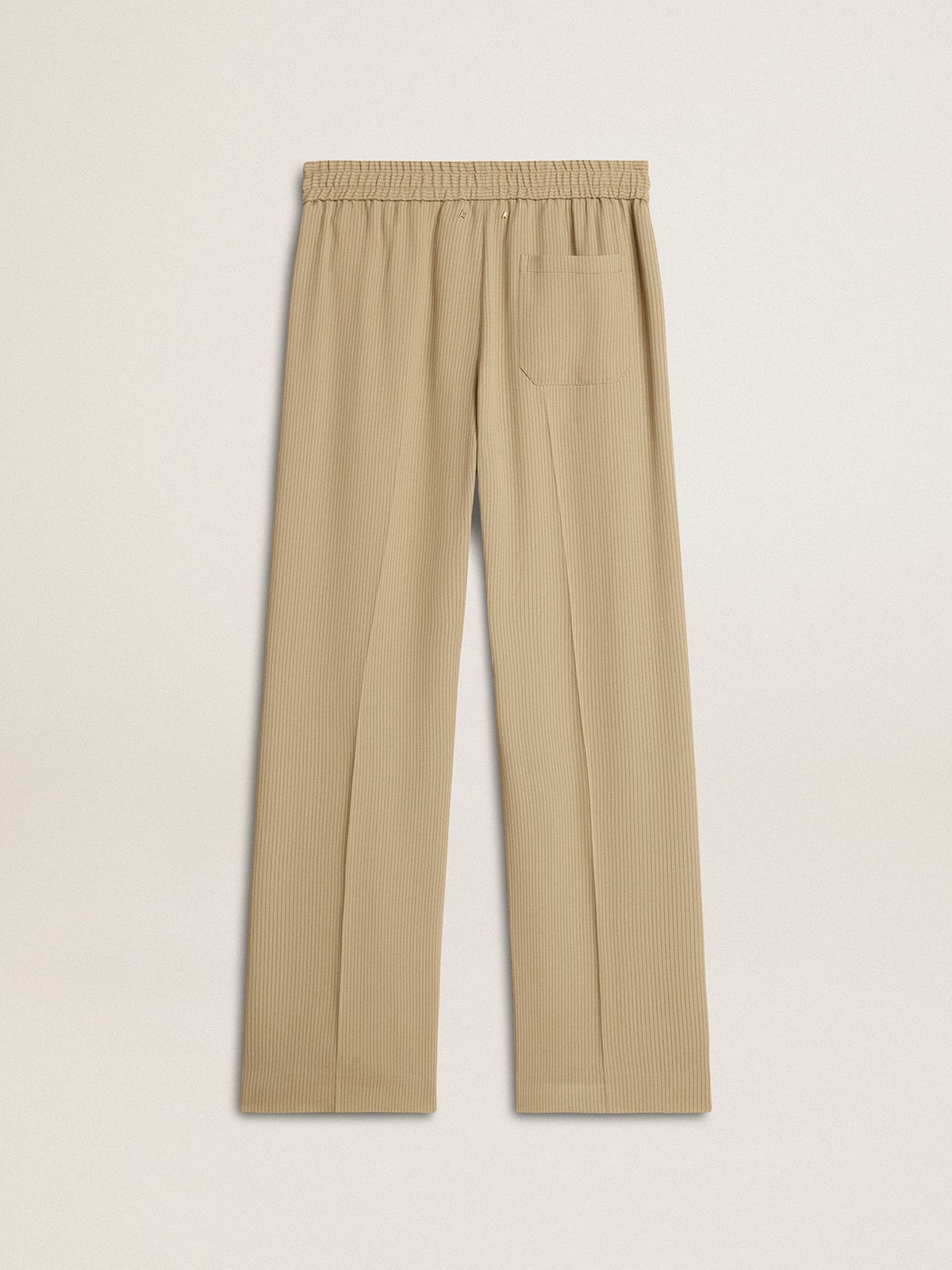 Men's travertine-colored joggers