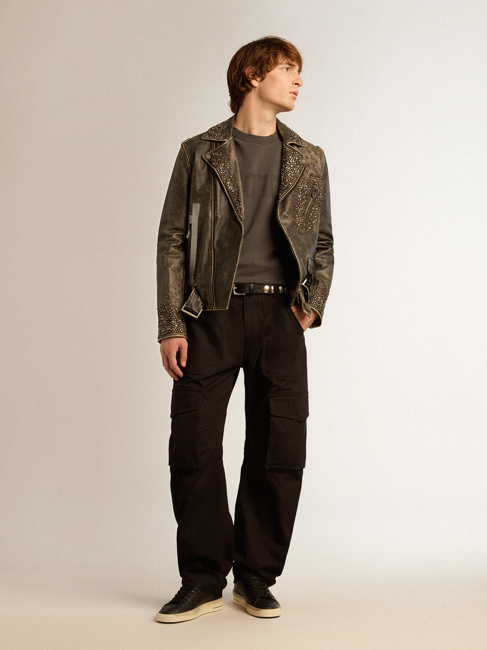 Black cargo pants