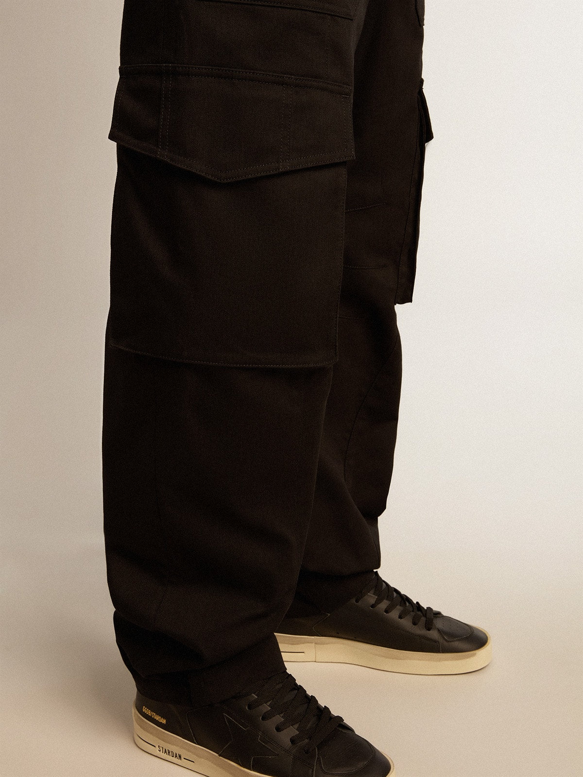 Black cargo pants
