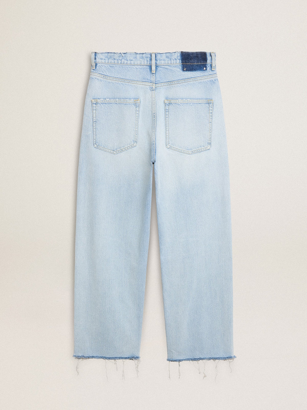 Men’s pants in lived-in effect denim