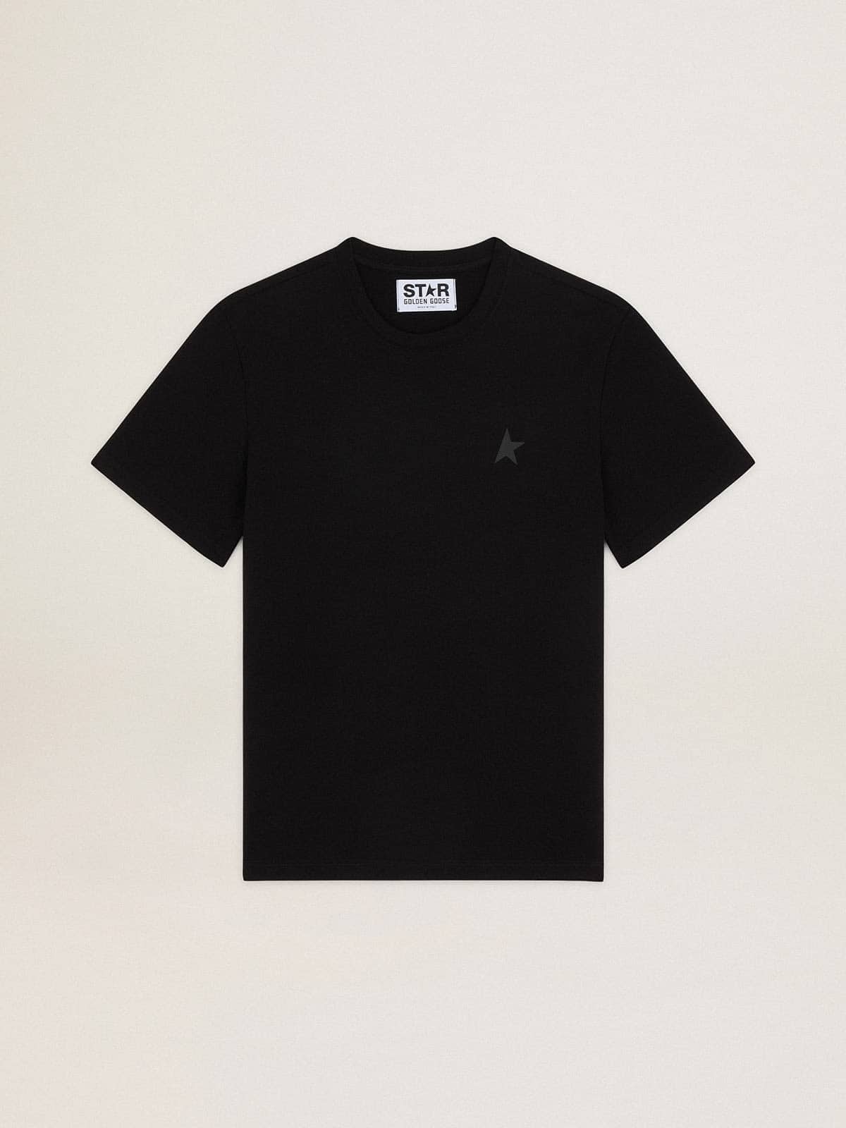Black Star Collection T-shirt with tone-on-tone star on the front