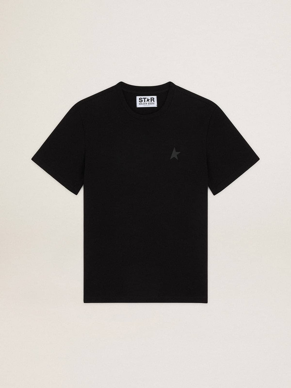 Black Star Collection T-shirt with tone-on-tone star on the front