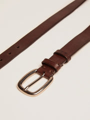 Brown Houston belt in washed leather