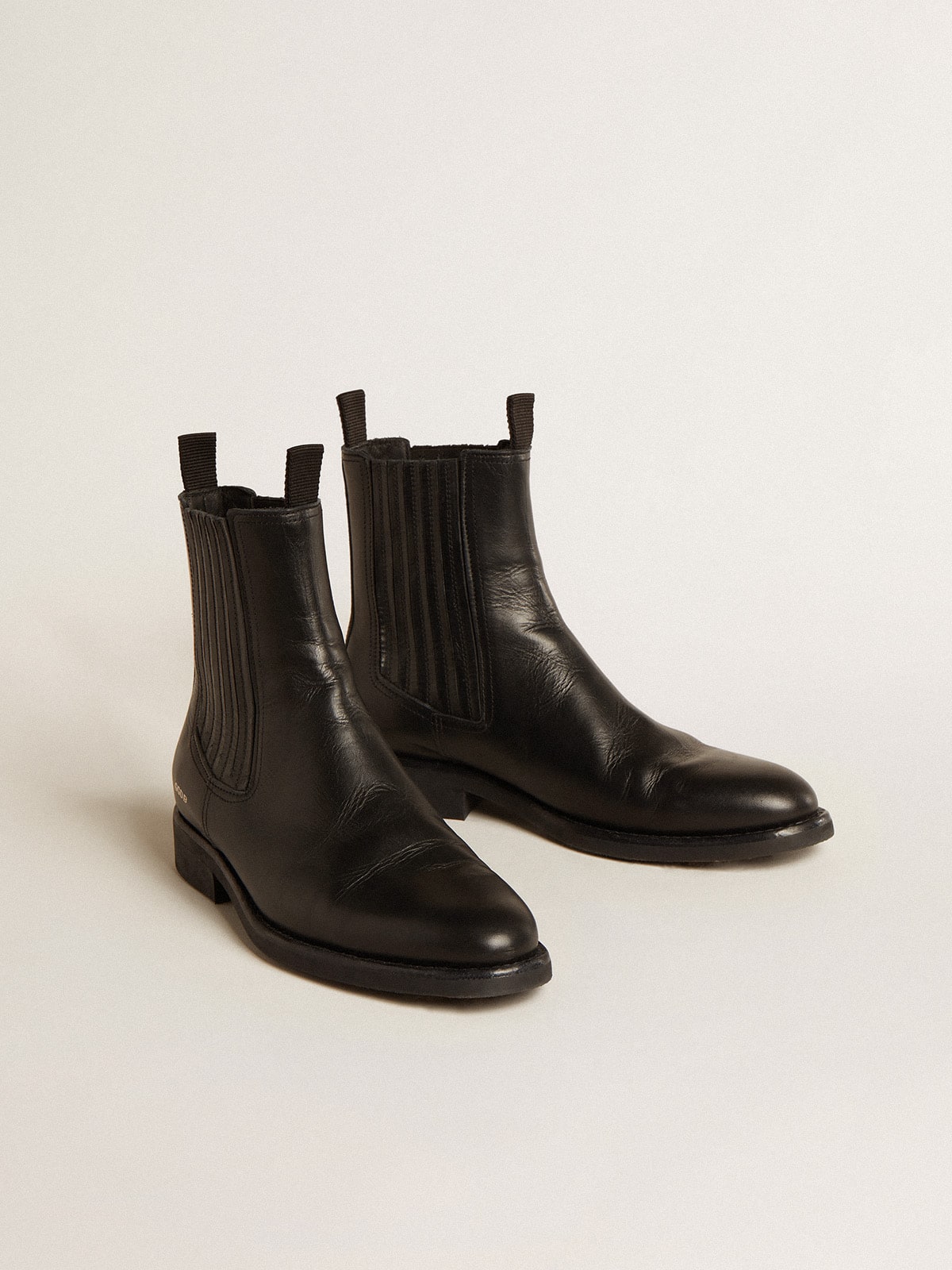 Men’s Chelsea boots in black leather