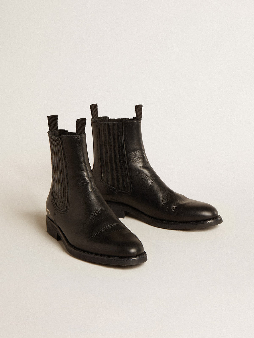 Men’s Chelsea boots in black leather