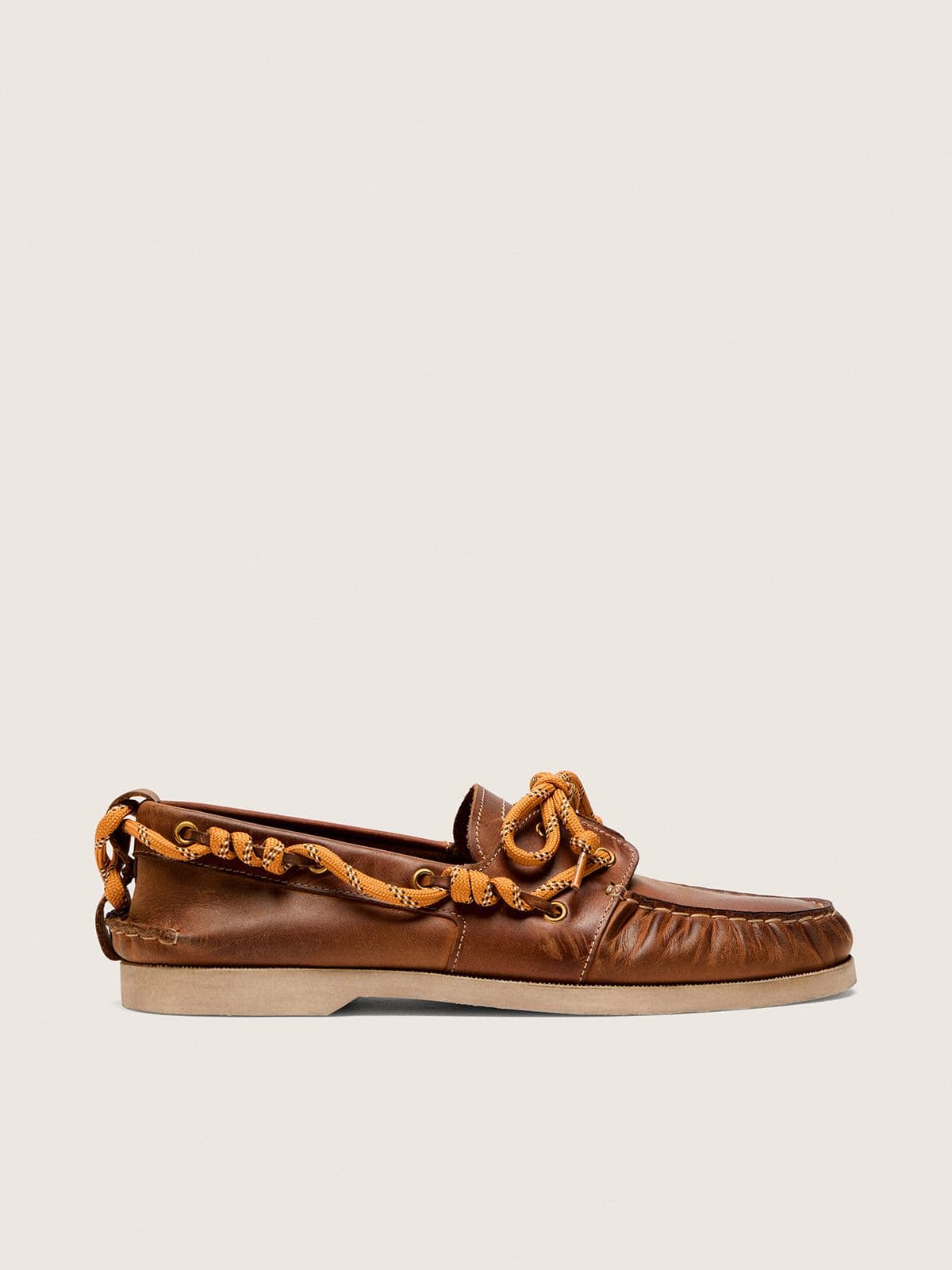 Men's Cruise loafer in tobacco-colored leather