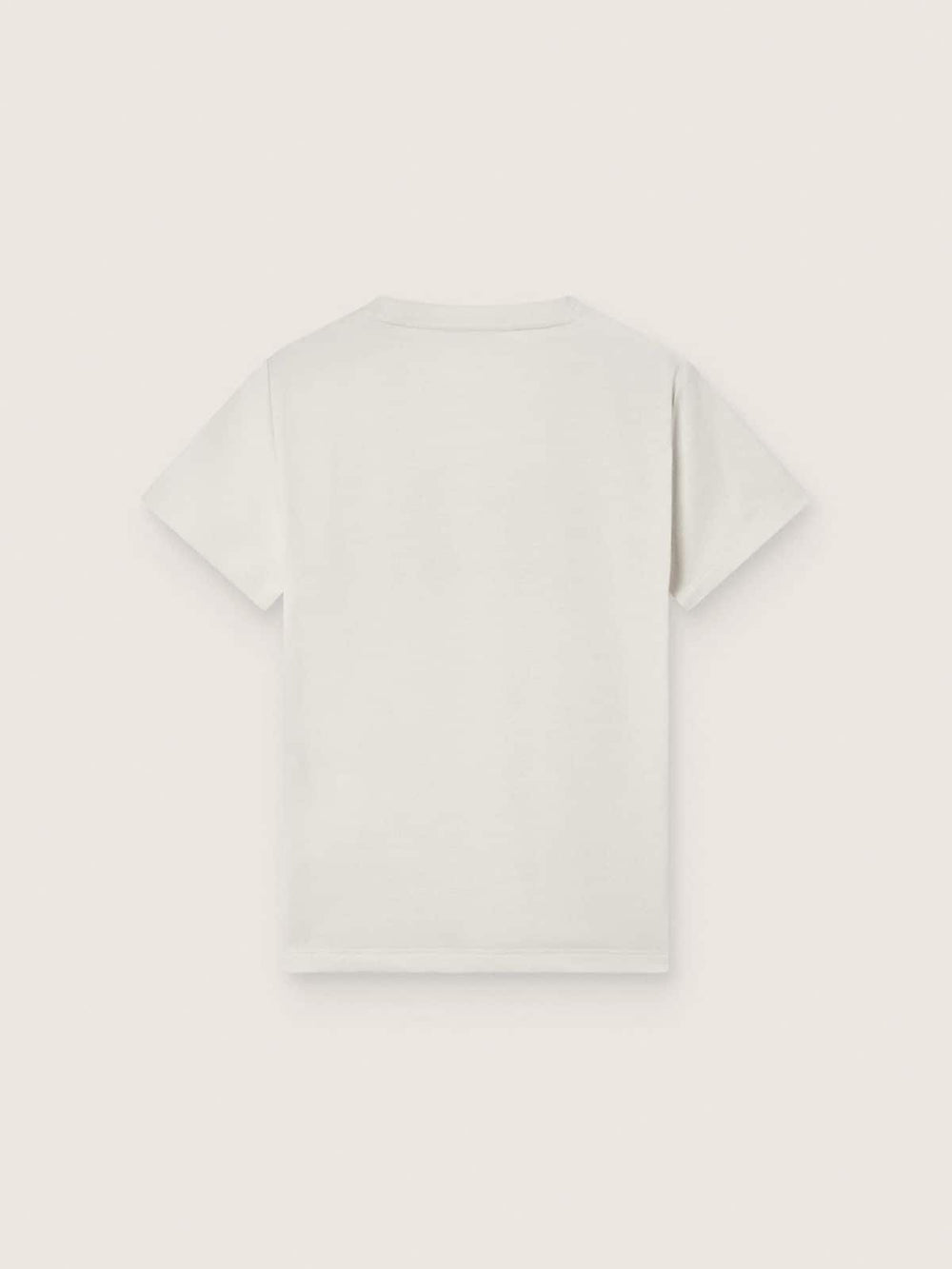 Journey boys’ T-shirt in white cotton jersey with logo