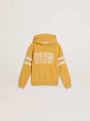 Kids’ yellow sweatshirt with vintage print