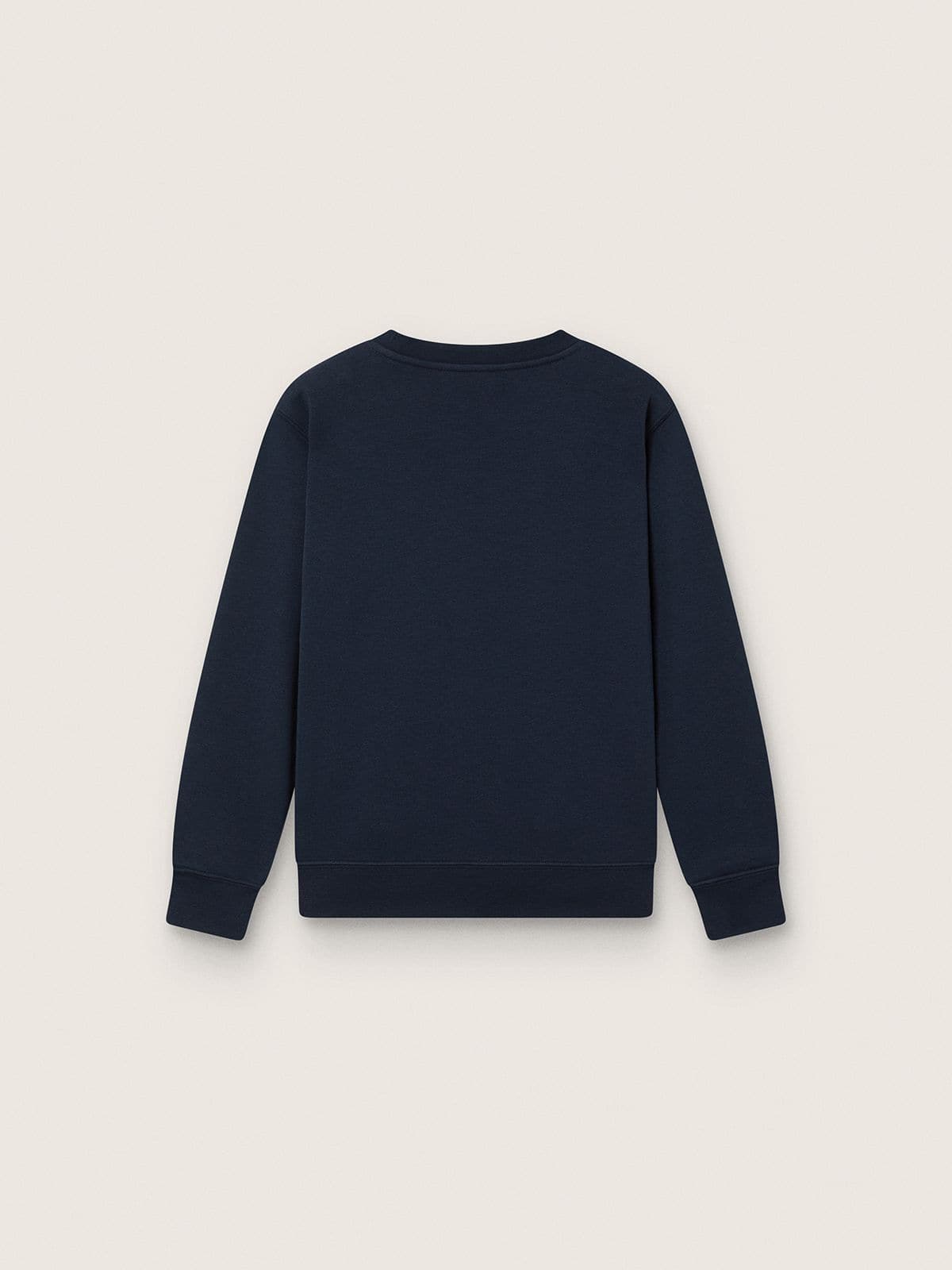 Journey crew neck sweatshirt for boys in navy blue cotton with mascot print