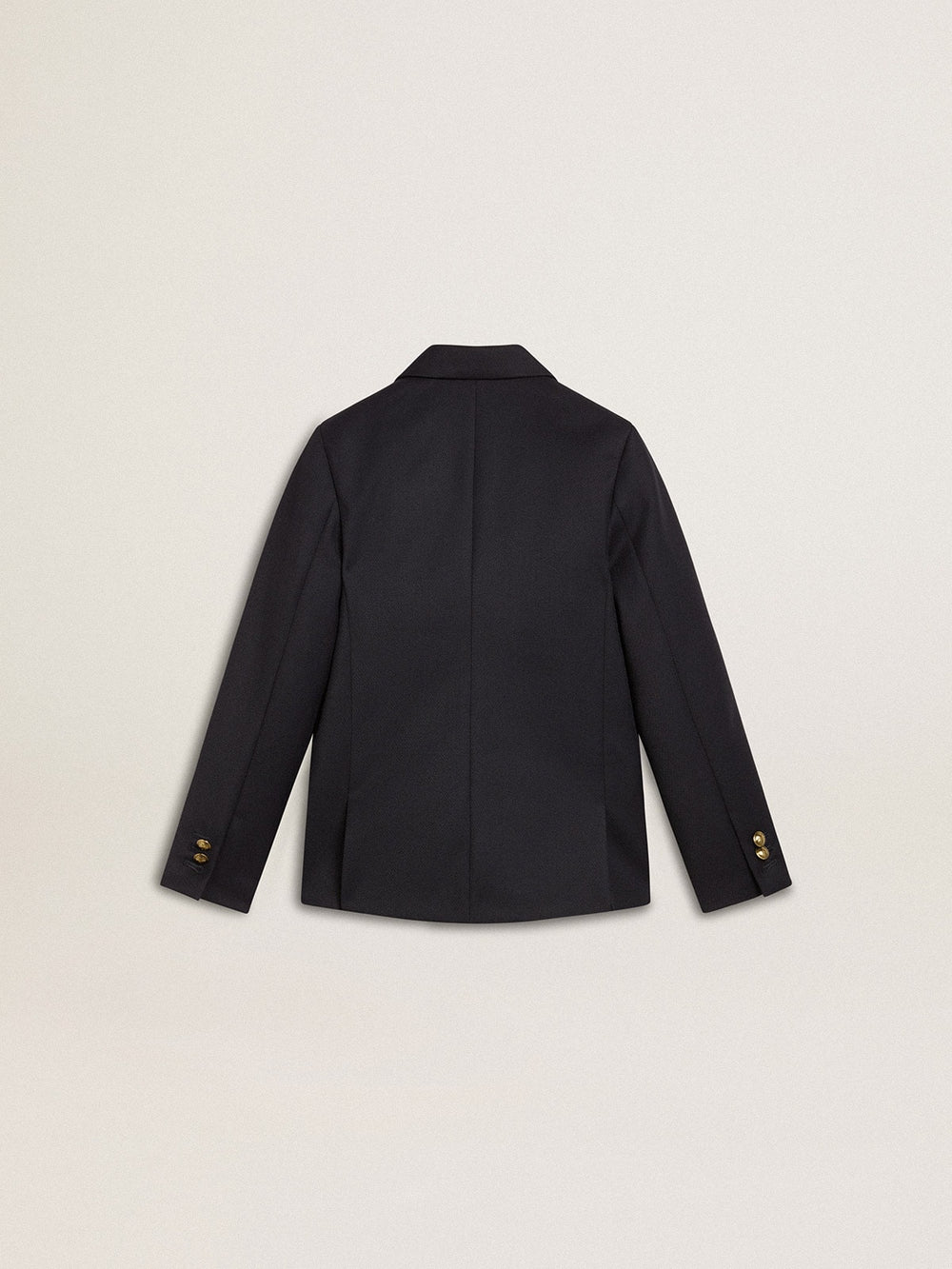 Boys' dark blue double-breasted blazer