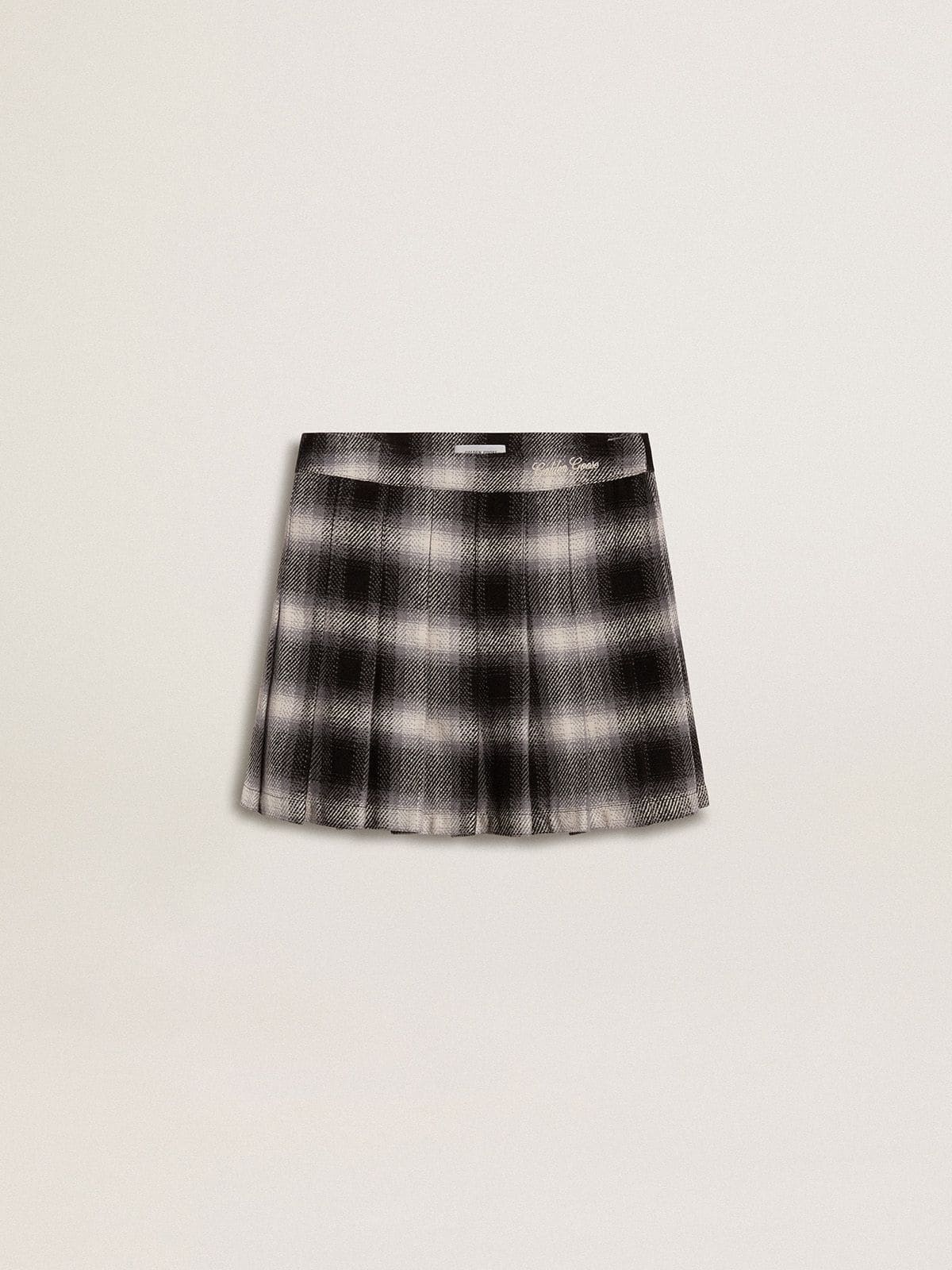 Girls' cotton pleated skirt