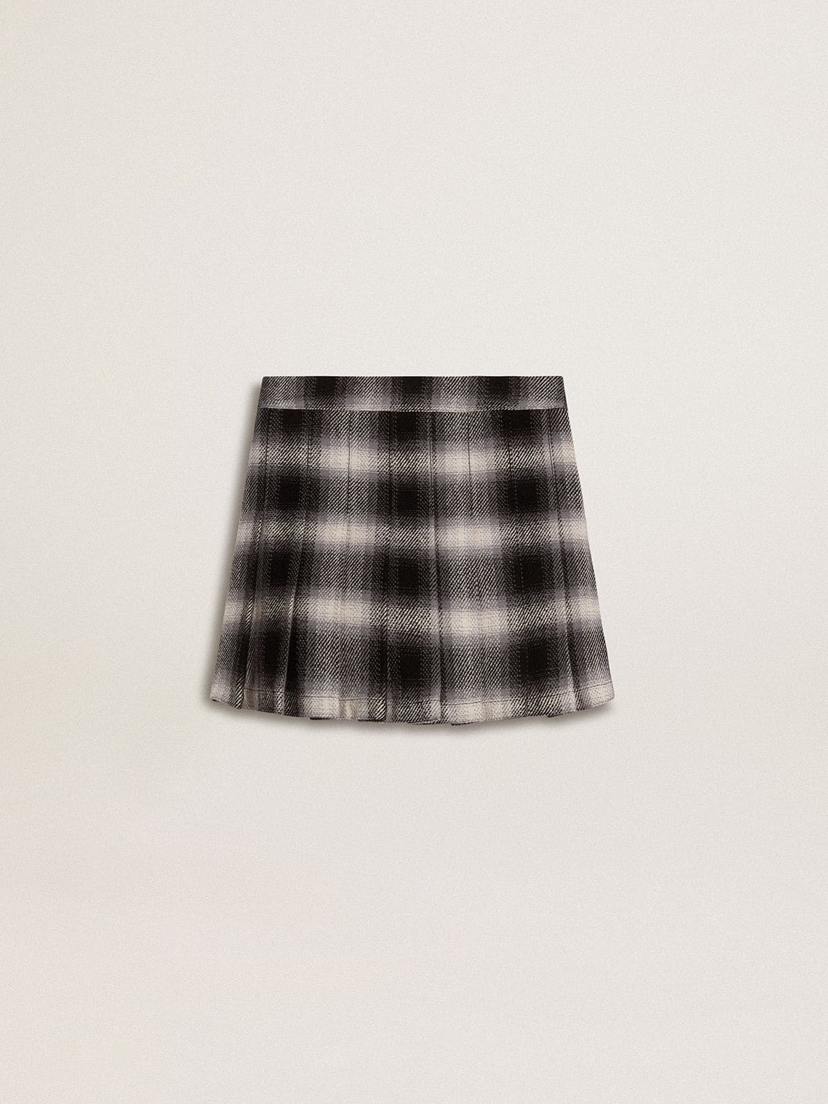 Girls' cotton pleated skirt