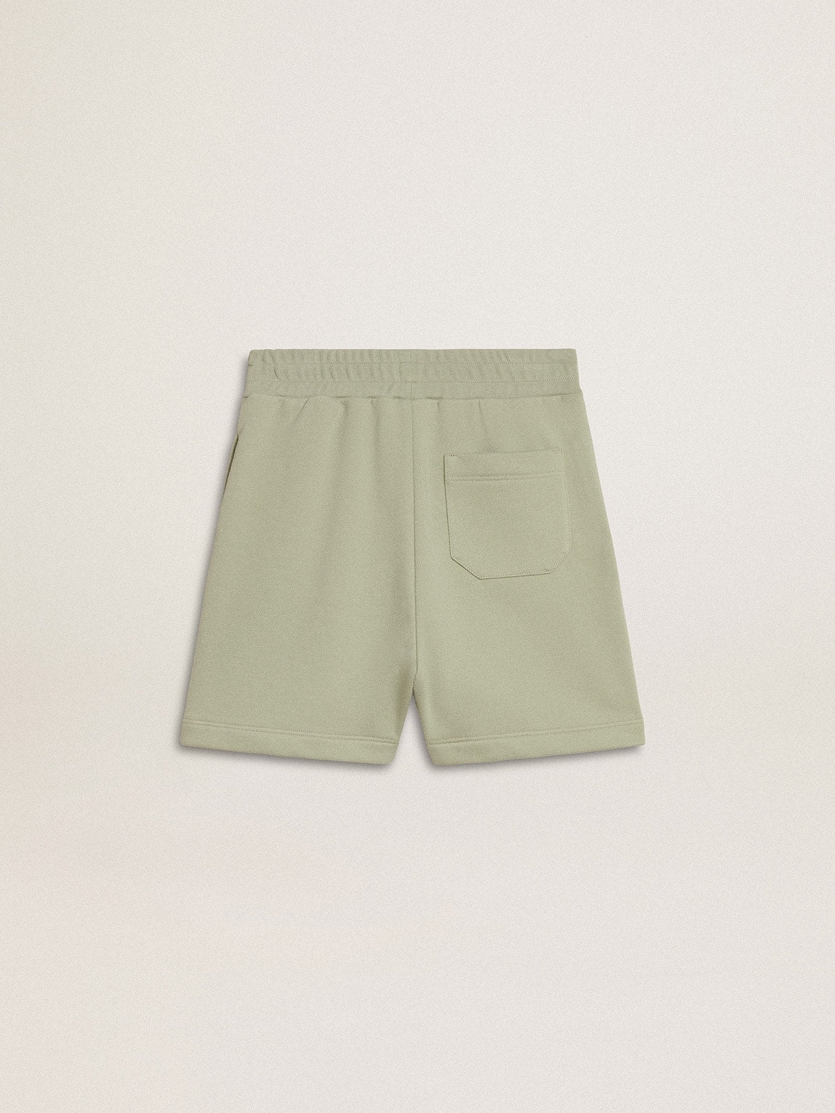 Light green shorts with white star