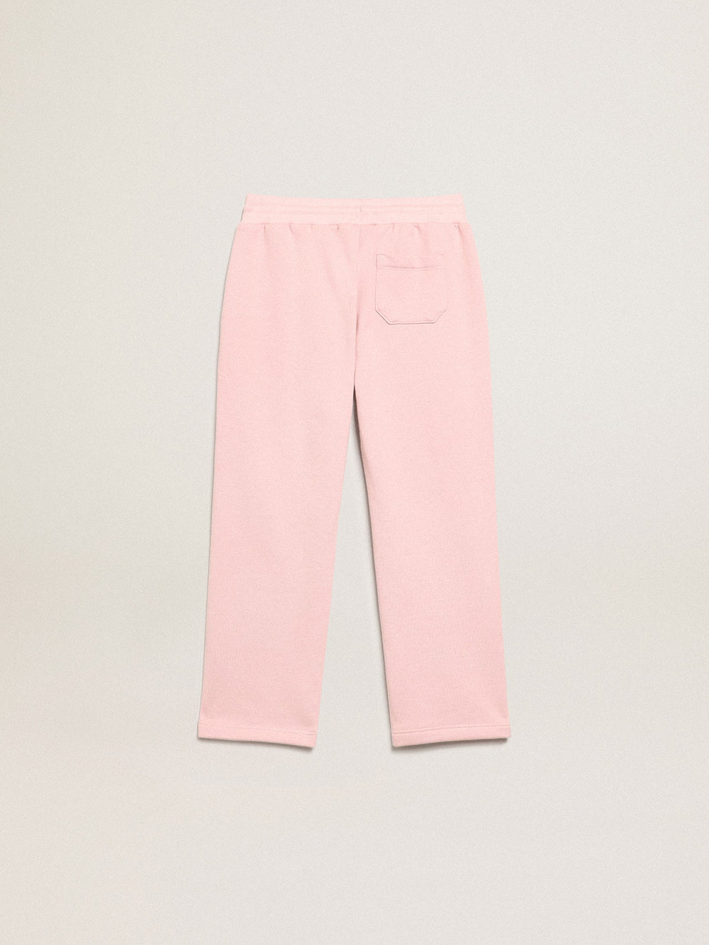 Pink joggers with glitter star on the front