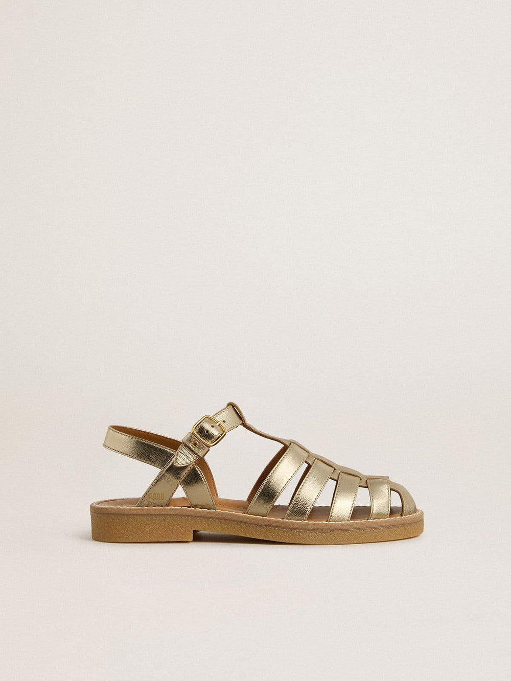 Maxime Young sandals in gold leather