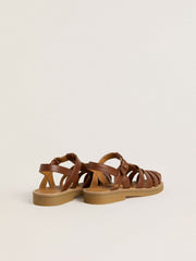 Maxime Young sandals in brown leather