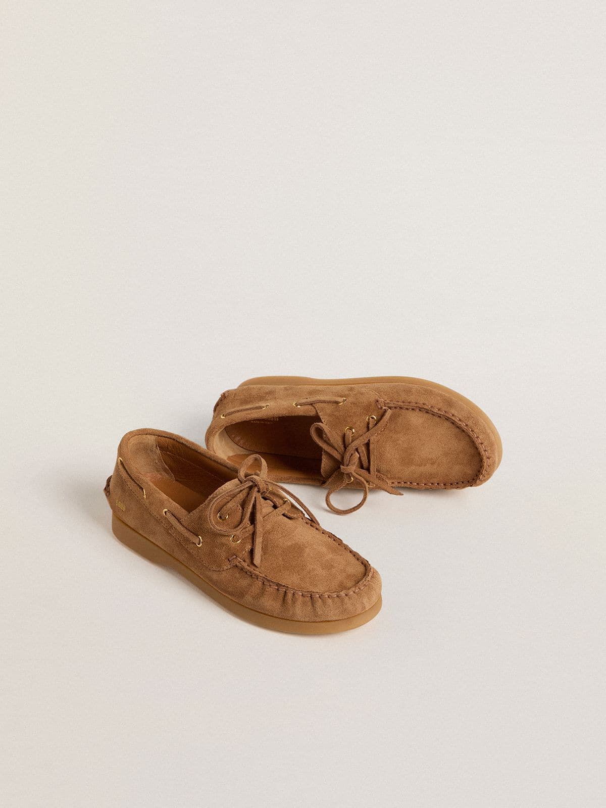 Junior Cruise loafer in light brown suede