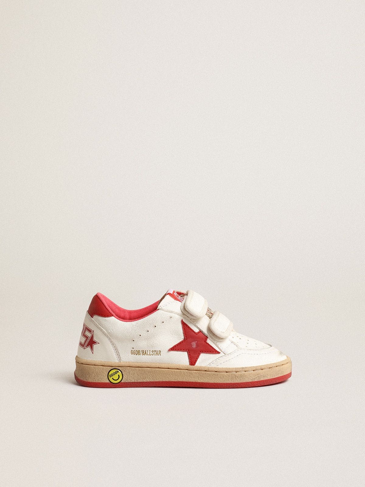 Junior Ball Star in nappa with red leather star and heel tab