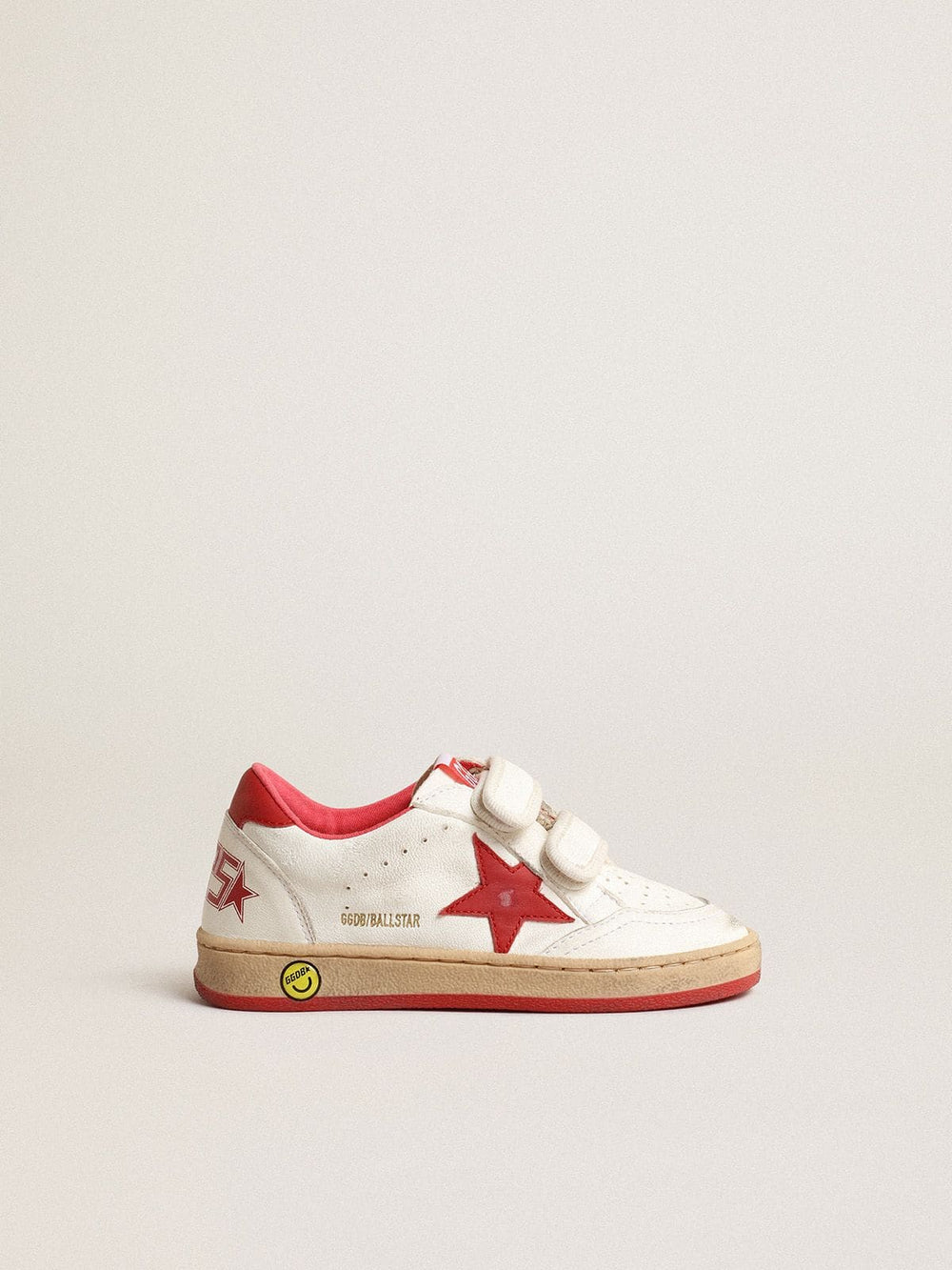 Junior Ball Star in nappa with red leather star and heel tab
