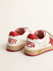 Junior Ball Star in nappa with red leather star and heel tab