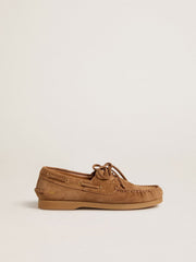 Young Cruise loafer in light brown suede