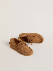 Young Cruise loafer in light brown suede
