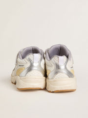 Young Lightstar in white leather and mesh with white leather star