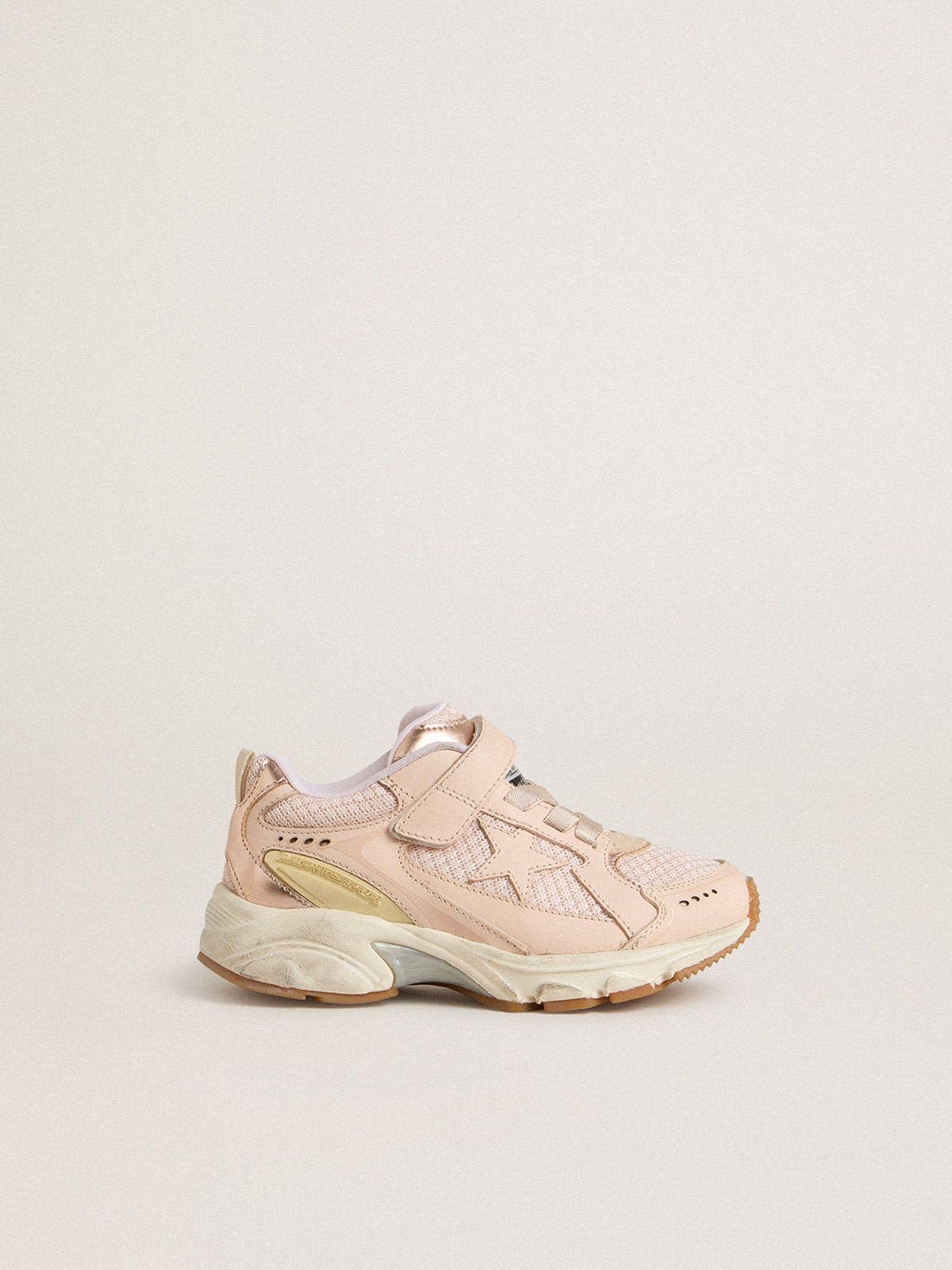 Young Lightstar in pink leather and mesh with pink leather star