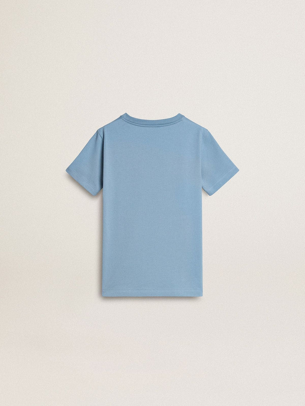 Boys' light blue T-shirt with print
