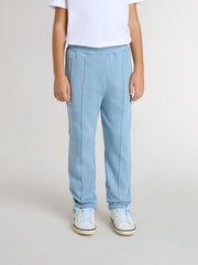 Boys' light blue printed joggers