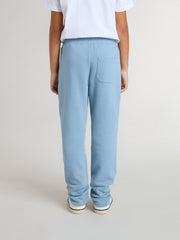 Boys' light blue printed joggers