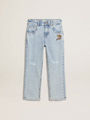 Boys' light denim jeans