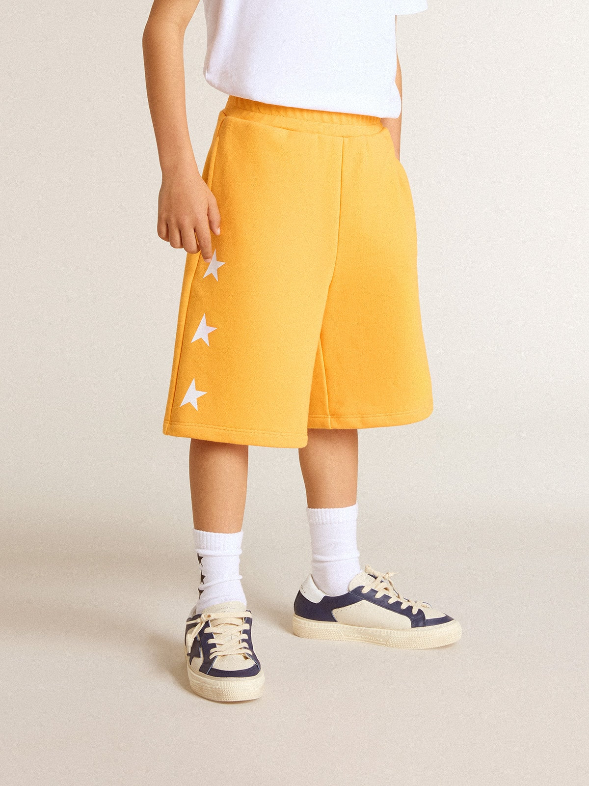 Boys' mustard yellow shorts