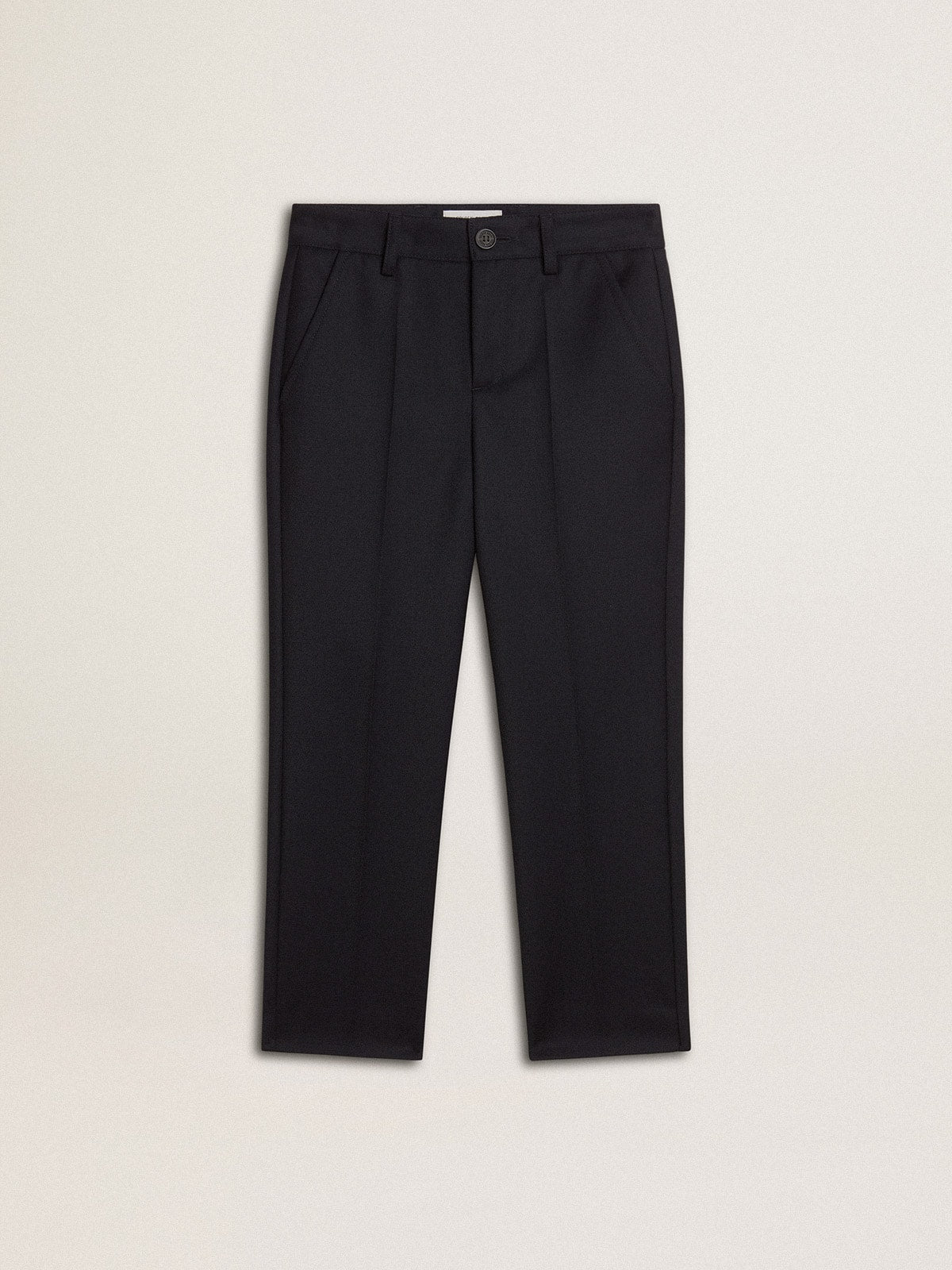 Boys' dark blue wool pants