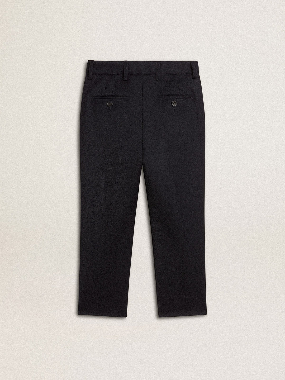 Boys' dark blue wool pants