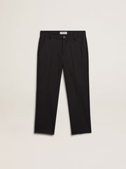 Boys’ pants in dark blue wool