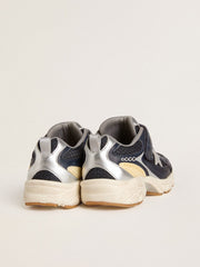 Young Lightstar in blue leather and mesh with gray leather star