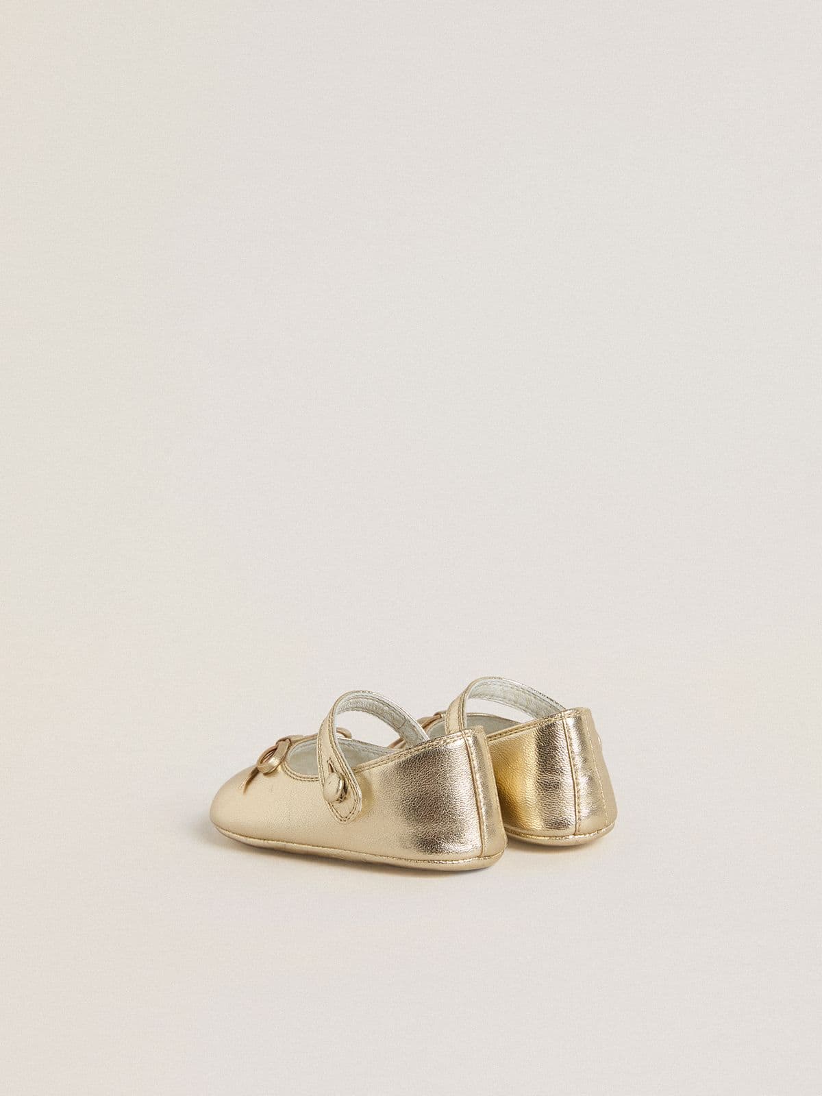 Sofi Baby ballet flats in gold leather