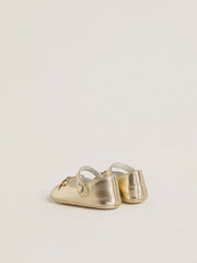 Sofi Baby ballet flats in gold leather